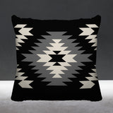 Caca Geometric Reversible Indoor/Outdoor Square Pillow
