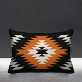 Caca Geometric Reversible Indoor/Outdoor Rectangular Pillow