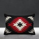 Caca Geometric Reversible Indoor/Outdoor Rectangular Pillow