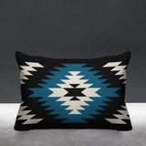 Caca Geometric Reversible Indoor/Outdoor Rectangular Pillow