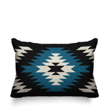 Caca Geometric Reversible Indoor/Outdoor Rectangular Pillow