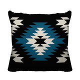 Caca Geometric Reversible Indoor/Outdoor Square Pillow