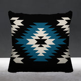 Caca Geometric Reversible Indoor/Outdoor Square Pillow