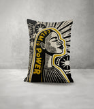 Calm Faux Linen Lumber Pillow