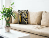 Calm Faux Linen Lumber Pillow