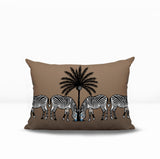 Camo Zebra Reversible Indoor/Outdoor Rectangle Pillow