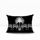 Camo Zebra Reversible Indoor/Outdoor Rectangle Pillow