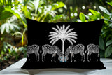 Camo Zebra Reversible Indoor/Outdoor Square Pillow