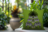 Camo Zebra Reversible Indoor/Outdoor Square Pillow