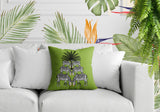 Camo Zebra Reversible Indoor/Outdoor Square Pillow