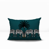 Camo Zebra Reversible Indoor/Outdoor Rectangle Pillow