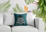 Camo Zebra Reversible Indoor/Outdoor Square Pillow