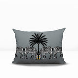 Camo Zebra Reversible Indoor/Outdoor Rectangle Pillow