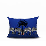 Camo Zebra Reversible Indoor/Outdoor Rectangle Pillow