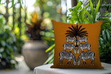 Camo Zebra Reversible Indoor/Outdoor Square Pillow