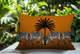 Camo Zebra Reversible Indoor/Outdoor Square Pillow