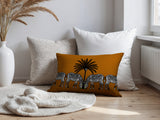 Camo Zebra Reversible Indoor/Outdoor Rectangle Pillow