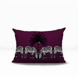 Camo Zebra Reversible Indoor/Outdoor Rectangle Pillow