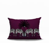 Camo Zebra Reversible Indoor/Outdoor Rectangle Pillow