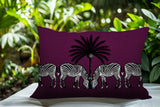 Camo Zebra Reversible Indoor/Outdoor Square Pillow