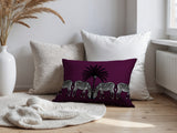 Camo Zebra Reversible Indoor/Outdoor Square Pillow