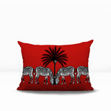Camo Zebra Reversible Indoor/Outdoor Rectangle Pillow