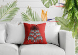 Camo Zebra Reversible Indoor/Outdoor Square Pillow