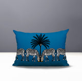 Camo Zebra Reversible Indoor/Outdoor Rectangle Pillow