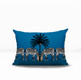 Camo Zebra Reversible Indoor/Outdoor Rectangle Pillow