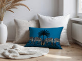 Camo Zebra Reversible Indoor/Outdoor Rectangle Pillow