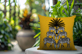 Camo Zebra Reversible Indoor/Outdoor Square Pillow
