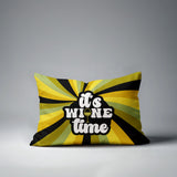 Hexam It's Wine Lumbar Indoor/Outdoor Throw Pillow