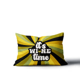 Hexam It's Wine Lumbar Indoor/Outdoor Throw Pillow