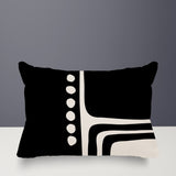 Capo Minimalist Lumbar Indoor/Outdoor Throw Pillow