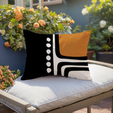 Capo Minimalist Lumbar Indoor/Outdoor Throw Pillow
