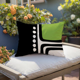 Capo Minimalist Lumbar Indoor/Outdoor Throw Pillow