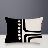 Capo Minimalist Lumbar Indoor/Outdoor Throw Pillow