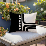 Capo Minimalist Lumbar Indoor/Outdoor Throw Pillow