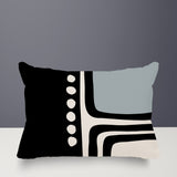Capo Minimalist Lumbar Indoor/Outdoor Throw Pillow