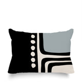 Capo Minimalist Lumbar Indoor/Outdoor Throw Pillow