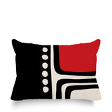 Capo Minimalist Lumbar Indoor/Outdoor Throw Pillow