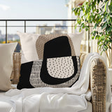 Capri Abstract Reversible Indoor/Outdoor Square Pillow