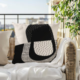 Capri Abstract Reversible Indoor/Outdoor Square Pillow