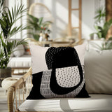 Capri Abstract Reversible Indoor/Outdoor Square Pillow