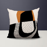 Capri Abstract Reversible Indoor/Outdoor Square Pillow