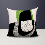 Capri Abstract Reversible Indoor/Outdoor Square Pillow