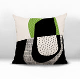 Capri Abstract Reversible Indoor/Outdoor Square Pillow