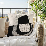 Capri Abstract Reversible Indoor/Outdoor Square Pillow