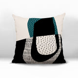 Capri Abstract Reversible Indoor/Outdoor Square Pillow