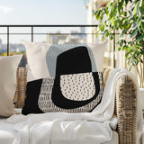 Capri Abstract Reversible Indoor/Outdoor Square Pillow